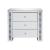 Sonia 90322 Mirrored/Faux Agate Cabinet/Console Table
