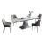 9035 Glass/Ceramic Extendable Dining Room Set