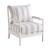 Blanchett Fabric Accent Chair with Spindle Frame