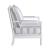 Blanchett Fabric Accent Chair with Spindle Frame