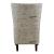 Pippin Curved Arm High Back Fabric Accent Chair