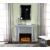 Nowles 90457 Mirror/Faux Diamonds LED Fireplace w/ Adjustable Temperature & Timer