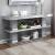 Noralie 90462 Mirrored/Faux Diamonds Console Table