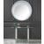 Nysa 97590 Mirrored/Faux Crystals Wall Mirror w/LED Light