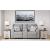 Biscoe Polyester Power Reclining Loveseat w/Console