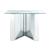 Nysa 90510 Mirrored/Faux Crystals Console Table