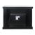Laksha 90522 Mirror/Stone LED Fireplace w/ Adjustable Temperature & Timer