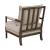 Blanchett Fabric Accent Chair with Spindle Frame