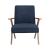 Cheryl Fabric Accent Chair with Wooden Arms