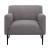 Darlene Fabric Tight Back Accent Chair