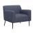 Darlene Fabric Tight Back Accent Chair