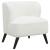 Alonzo Faux Fur Track Arms Accent Chair