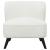 Alonzo Faux Fur Track Arms Accent Chair