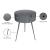 Bali 1-Drawer Metal Side Table/Nightstand