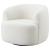 Hudson Faux Fux Swivel Chair