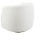 Hudson Faux Fux Swivel Chair