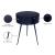 Bali 1-Drawer Metal Side Table/Nightstand