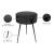 Bali 1-Drawer Metal Side Table/Nightstand