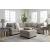 Claireah 3-Piece Polyester L-Shaped Sectional Sofa