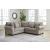 Claireah 2-Piece Polyester L-Shaped Sectional Sofa