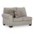 Claireah 3-Piece Polyester L-Shaped Sectional Sofa