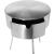 Bali 1-Drawer Metal Side Table/Nightstand