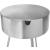 Bali 1-Drawer Metal Side Table/Nightstand
