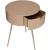 Bali 1-Drawer Metal Side Table/Nightstand