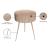 Bali 1-Drawer Metal Side Table/Nightstand