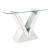 Noralie 90670 Mirrored/Faux Diamonds Console Table