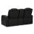 Caveman Den Polyester Power Reclining Loveseat w/Console