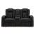 Caveman Den Polyester Power Reclining Loveseat w/Console