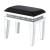 Lotus 90808 Velvet/Mirrored/Faux Crystals Vanity Stool