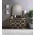 Altus Glass/Metal Sofa Table
