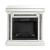 Noralie 90862 Mirror/Faux Diamonds LED Fireplace w/ Remote Control & Timer