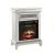 Noralie 90866 Mirror/Faux Diamonds LED Fireplace w/ Remote Control & Timer