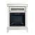 Noralie 90866 Mirror/Faux Diamonds LED Fireplace w/ Remote Control & Timer