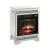 Lotus 90870 Mirror/Faux Diamonds LED Fireplace w/ Remote Control & Timer