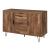 Pinacle Wood/Wood Veneer/Metal Cabinet/Buffet