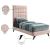 Elly Velvet Twin Size Bed
