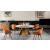 Icaro W62.9-inch Ceramic/Wood Customizable Round Dining Table