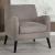 Charlie Fabric Accent Chair with Reversible Seat Cushion