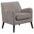 Charlie Fabric Accent Chair with Reversible Seat Cushion