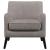 Charlie Fabric Accent Chair with Reversible Seat Cushion