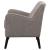 Charlie Fabric Accent Chair with Reversible Seat Cushion