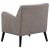 Charlie Fabric Accent Chair with Reversible Seat Cushion