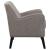 Charlie Fabric Accent Chair with Reversible Seat Cushion
