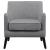 Charlie Fabric Accent Chair with Reversible Seat Cushion