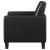 Julio Leatherette Accent Chair with Track Arms