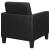 Julio Leatherette Accent Chair with Track Arms